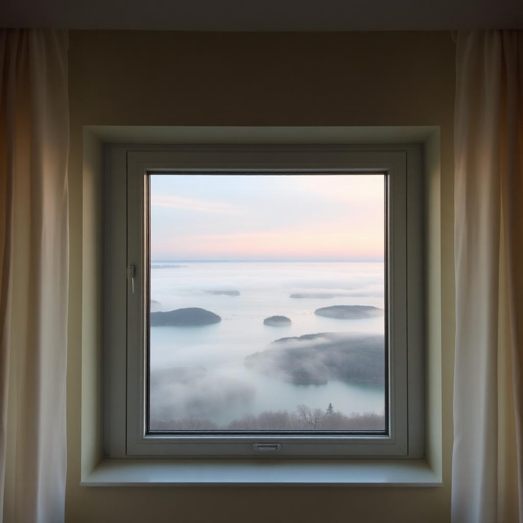 Skärgården vid gryning.